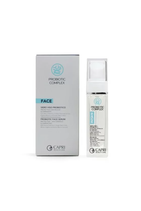 Siero viso Capri Beauty Line probiotico protettivo antirughe illuminante Probiotic Complex ml50