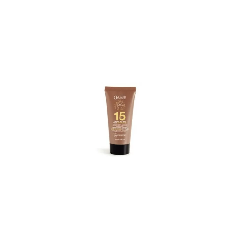 Crema solare viso antirughe SPF 15 ml50