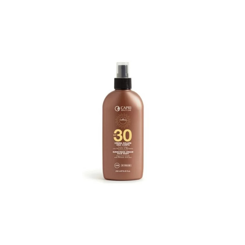 Crema solare viso corpo SPF 30 spray ml250